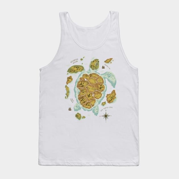 Turtle Island Tank Top by CPdesign